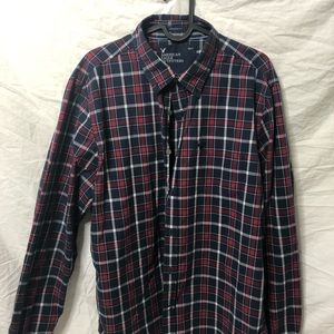 American Eagle - Plaid Long Sleeve Button Up